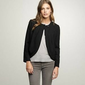 J Crew Wool Double Drape Justine Jacket Blazer 6